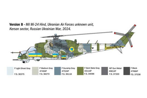 Mil Mi-24/Mi-35 Hind (Italeri 1432) 1/72 Mil Mi-24/Mi-35 Hind (Italeri 1432) 1/72