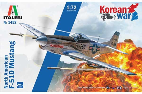 F-51D Mustang Корейская война (Italeri 1452) 1/72 F-51D Mustang Корейская война (Italeri 1452) 1/72