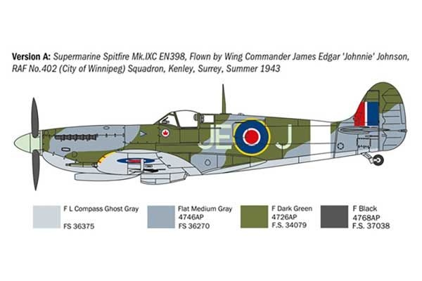 Spitfire Mk.V / Mk.IX (Italeri 1482) 1/72