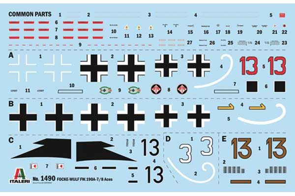 Focke-Wulf FW 190 A-7/A8 (Italeri 1490) 1/72
