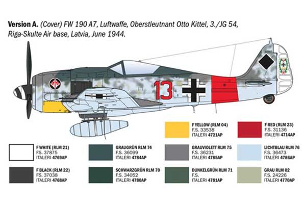 Focke-Wulf FW 190 A-7/A8 (Italeri 1490) 1/72