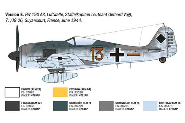 Focke-Wulf FW 190 A-7/A8 (Italeri 1490) 1/72