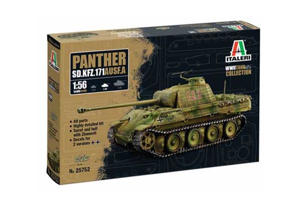 Panther Sd.Kfz.171 Ausf. A (Italeri 25752) 1/56