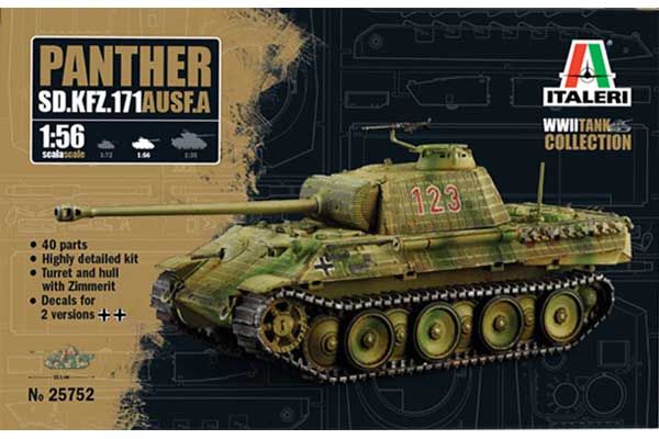 Panther Sd.Kfz.171 Ausf. A (Italeri 25752) 1/56