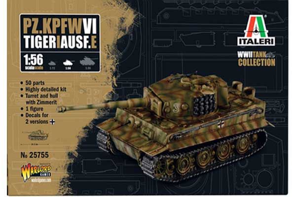 Pz. kpfw. VI Tiger I Ausf. E (Italeri 25755) 1/56