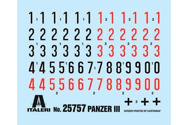 Pz. Kpfw. III Ausf. J/L/M/N (Italeri 25757) 1/56