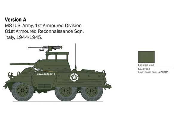 M8/M20 (Italeri 25759) 1/56