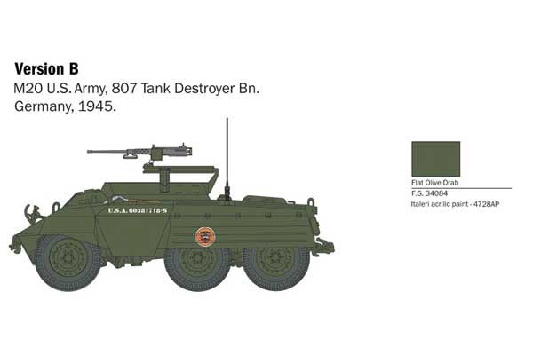 M8/M20 (Italeri 25759) 1/56