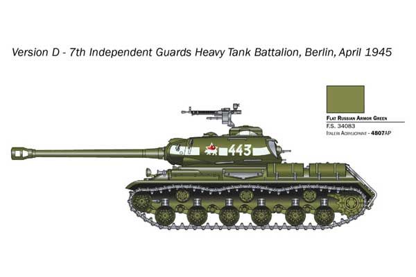 Іс-2 Сталін (Italeri 25764) 1/56