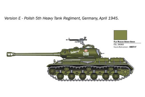 Іс-2 Сталін (Italeri 25764) 1/56