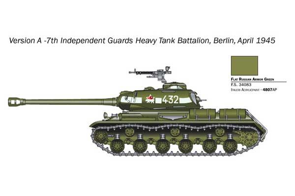 Іс-2 Сталін (Italeri 25764) 1/56