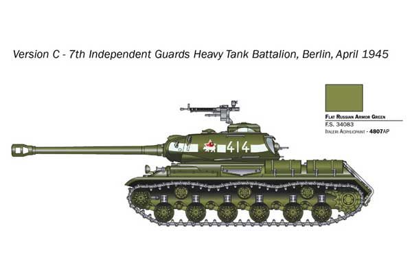 Іс-2 Сталін (Italeri 25764) 1/56