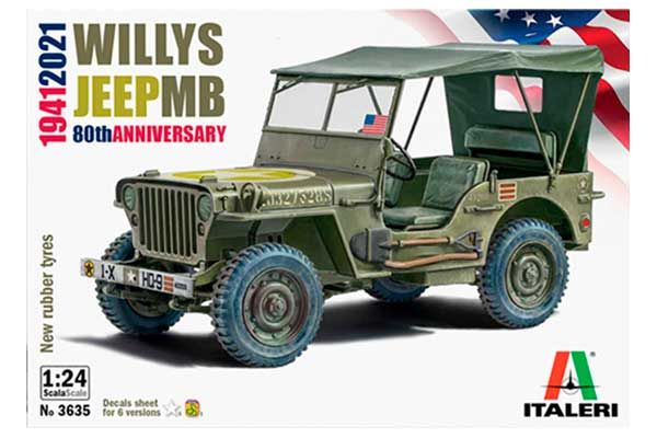 Willys Jeep MB (Italeri 3635) 1/24 Willys Jeep MB (Italeri 3635) 1/24