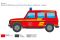 Mercedes Benz G230 Feuerwehr (Italeri 3663) 1/24