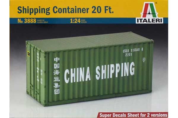 Транспортний контейнер 20 футів (Italeri 3888) 1/24 Транспортний контейнер 20 футів (Italeri 3888) 1/24