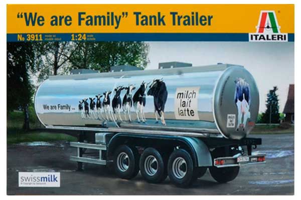 Причіп-цистерна "We are family" (Italeri 3911) 1/24 Причіп-цистерна "We are family" (Italeri 3911) 1/24
