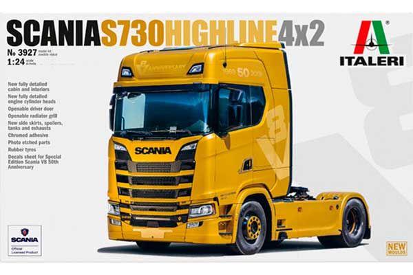 Scania S730 HIGHLINE 4x2 (Italeri 3927) 1/24 Scania S730 HIGHLINE 4x2 (Italeri 3927) 1/24