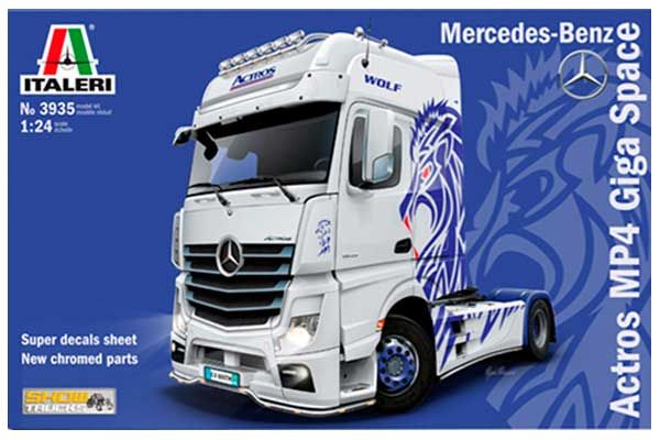 Mercedes-Benz ACTROS MP4 Giga Space (Italeri 3935) 1/24 Mercedes-Benz ACTROS MP4 Giga Space (Italeri 3935) 1/24