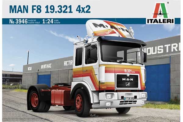 MAN F8 19.321 4x2 (ITALERI 3946) 1/24 MAN F8 19.321 4x2 (ITALERI 3946) 1/24