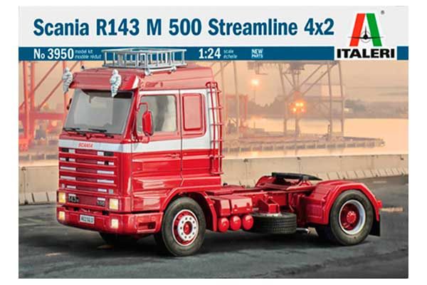 Scania R143 M 500 Streamline 4x2 (Italeri 3950) 1/24 Scania R143 M 500 Streamline 4x2 (Italeri 3950) 1/24