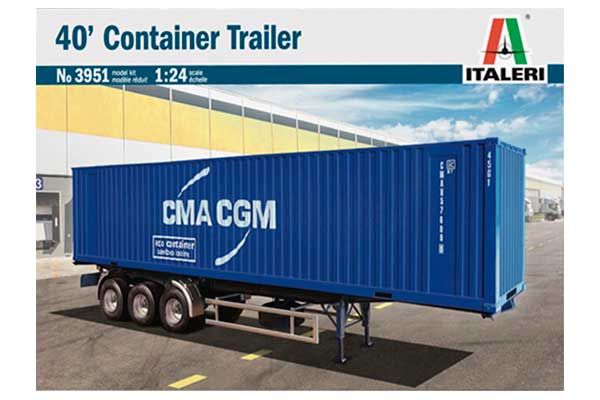 40' Трейлерний контейнер (Italeri 3951) 1/24 40' Трейлерний контейнер (Italeri 3951) 1/24
