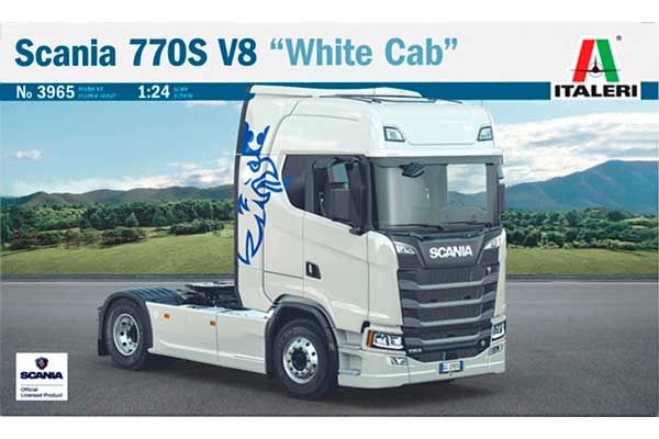 Scania 770 S V8 "White Cab" (Italeri 3965) 1/24