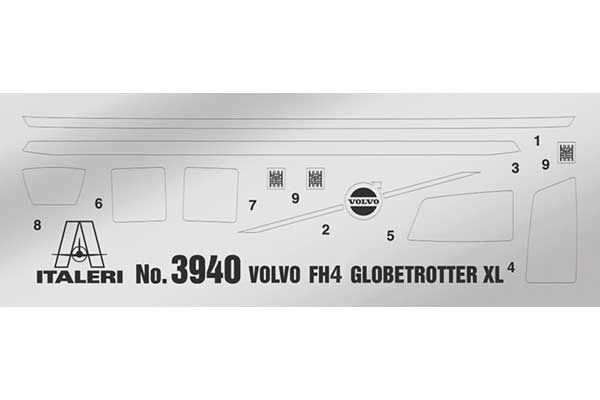 Volvo FH Low Roof (Italeri 3967) 1/24