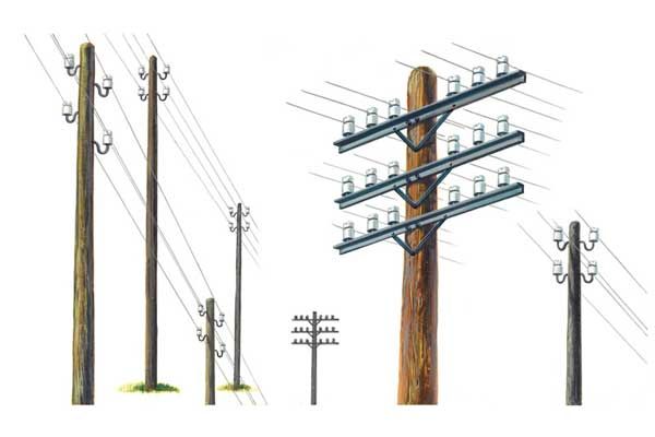 Телеграфні стовпи (Italeri 404) 1/35 Телеграфні стовпи (Italeri 404) 1/35