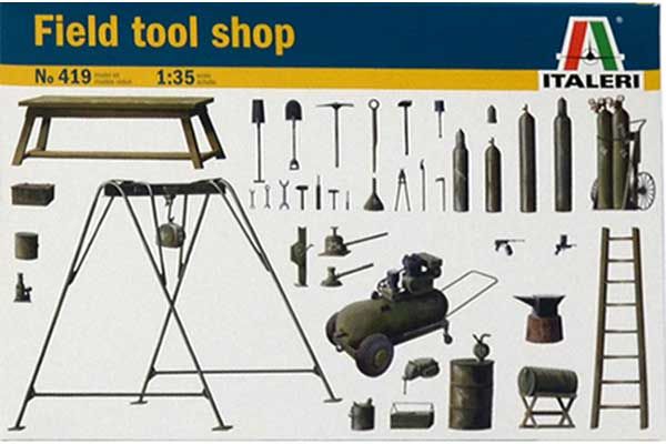 Польовий магазин інструментів (Italeri 419) 1/35 Польовий магазин інструментів (Italeri 419) 1/35