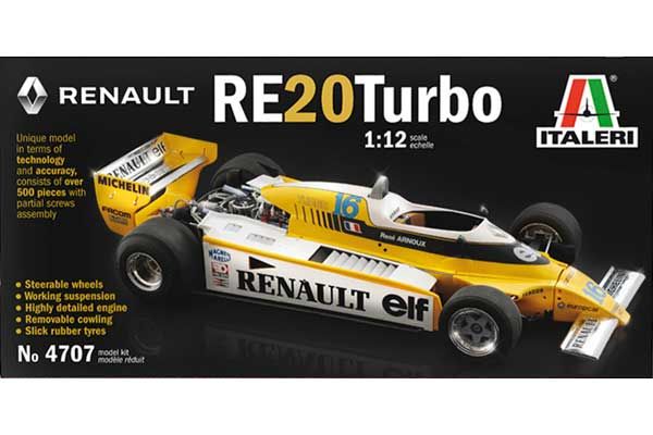 RENAULT RE 20 Turbo (Italeri 4707) 1/12 RENAULT RE 20 Turbo (Italeri 4707) 1/12