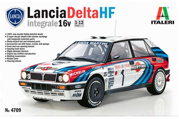 Lancia Delta HF integrale 16v (Italeri 4709) 1/12 Lancia Delta HF integrale 16v (Italeri 4709) 1/12