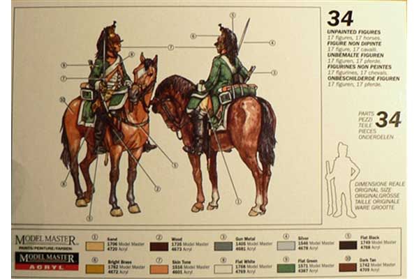 Французькі драгуни (Italeri 6015) 1/72