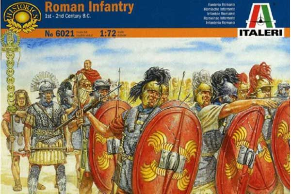 Римська піхота I ст. до н. е. (Italeri 6021) 1/72 Римська піхота I ст. до н. е. (Italeri 6021) 1/72