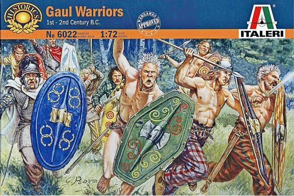 Галльские воины I в. до н. е. (Italeri 6022) 1/72