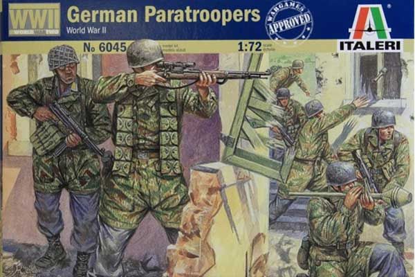 Німецькі десантники (ITALERI 6045) 1/72 Німецькі десантники (ITALERI 6045) 1/72
