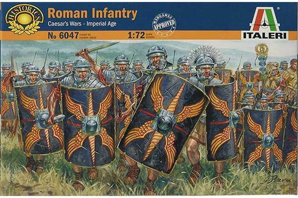 Римська піхота - війни Цезаря (Italeri 6047) 1/72 Римська піхота - війни Цезаря (Italeri 6047) 1/72