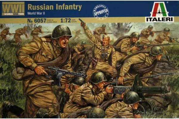 Російська піхота (Italeri 6057) 1/72 Російська піхота (Italeri 6057) 1/72