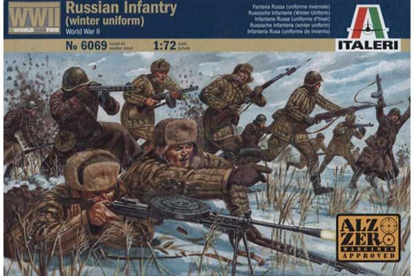 Російська піхота: зимова уніформа (Italeri 6069) 1/72 Російська піхота: зимова уніформа (Italeri 6069) 1/72