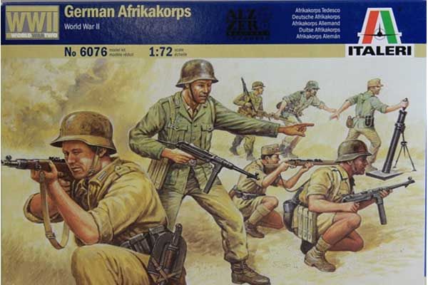 Немецкий Африканский корпус (ITALERI 6076) 1/72