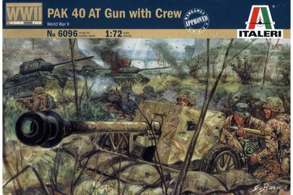 Протитанкова гармата PAK 40 (Italeri 6096) 1/72 Протитанкова гармата PAK 40 (Italeri 6096) 1/72