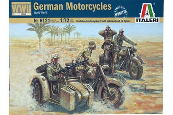 Німецькі мотоцикли (Italeri 6121) 1/72 Німецькі мотоцикли (Italeri 6121) 1/72