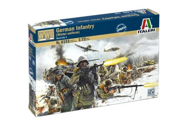 Немецкая пехота (зимняя форма) (Italeri 6151) 1/72
