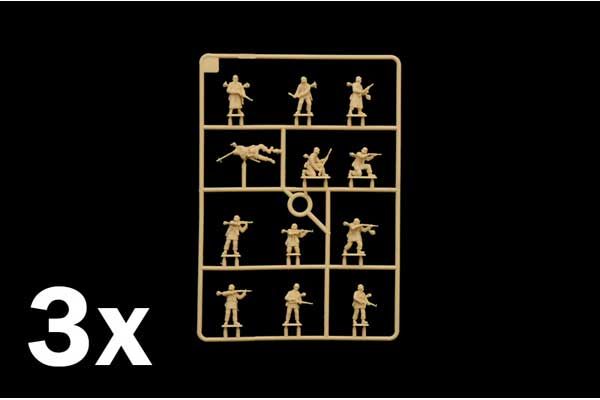 Немецкая пехота (зимняя форма) (Italeri 6151) 1/72