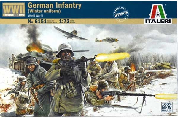 Немецкая пехота (зимняя форма) (Italeri 6151) 1/72