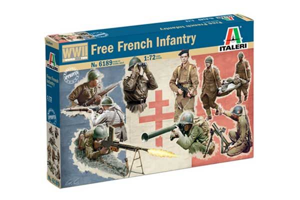 Вільна французька піхота (Italeri 6189) 1/72 Вільна французька піхота (Italeri 6189) 1/72
