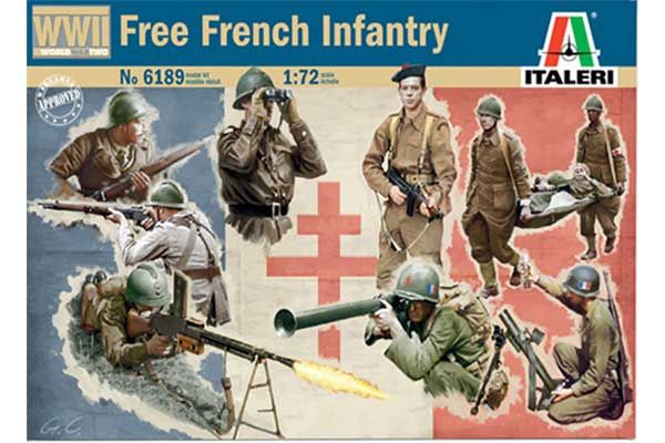 Вільна французька піхота (Italeri 6189) 1/72 Вільна французька піхота (Italeri 6189) 1/72