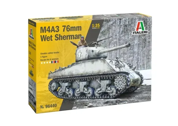 M4A3 76 mm Sherman (Italeri 6440) 1/35 M4A3 76 mm Sherman (Italeri 6440) 1/35