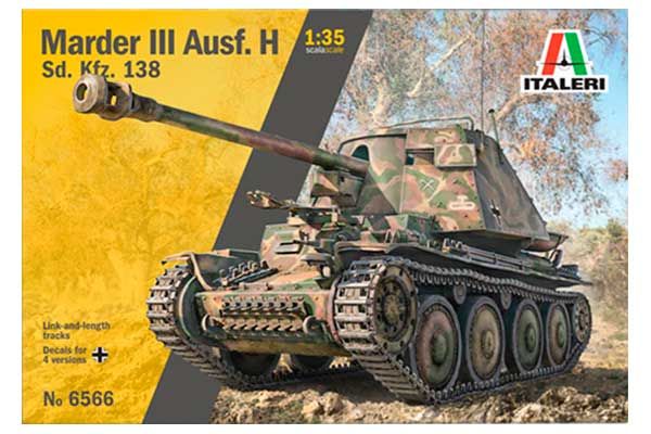 Marder III Ausf. H Sd. Kfz.138 (Italeri 6566) 1/35 Marder III Ausf. H Sd. Kfz.138 (Italeri 6566) 1/35
