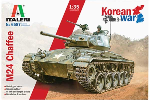 M24 Chaffee Корейская война (ITALERI 6587) 1/35 M24 Chaffee Корейская война (ITALERI 6587) 1/35