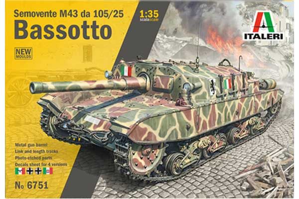 Semovente M43 da 105/25 Bassotto (Italeri 6751) 1/35 Semovente M43 da 105/25 Bassotto (Italeri 6751) 1/35